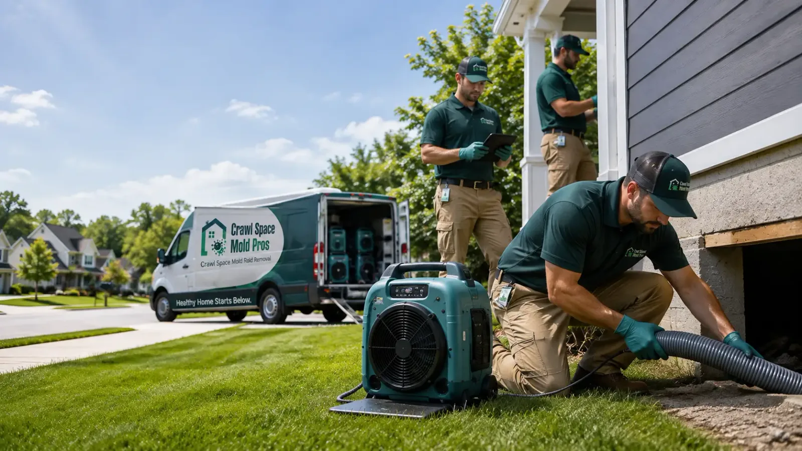 Crawl Space Mold Removal in Eudora, AR